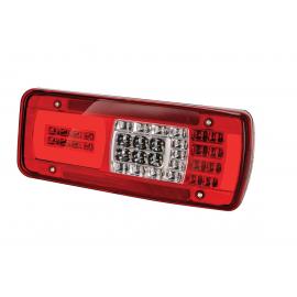 Rear lamp LED Right with alarm and HDSCS 8 pin side conn IVECO